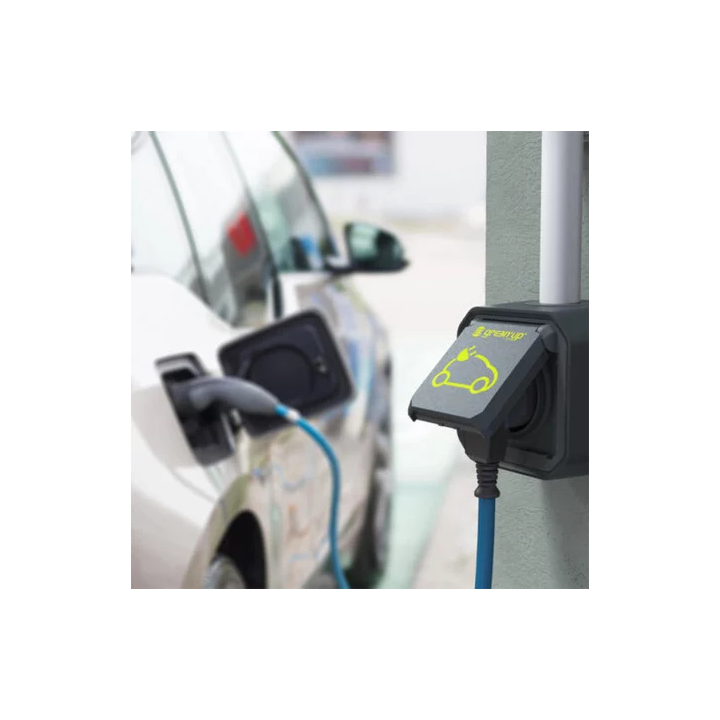 Legrand - Prise de recharge pour véhicule électrique Green Up Plexo - anthracite - Réf : 069885L