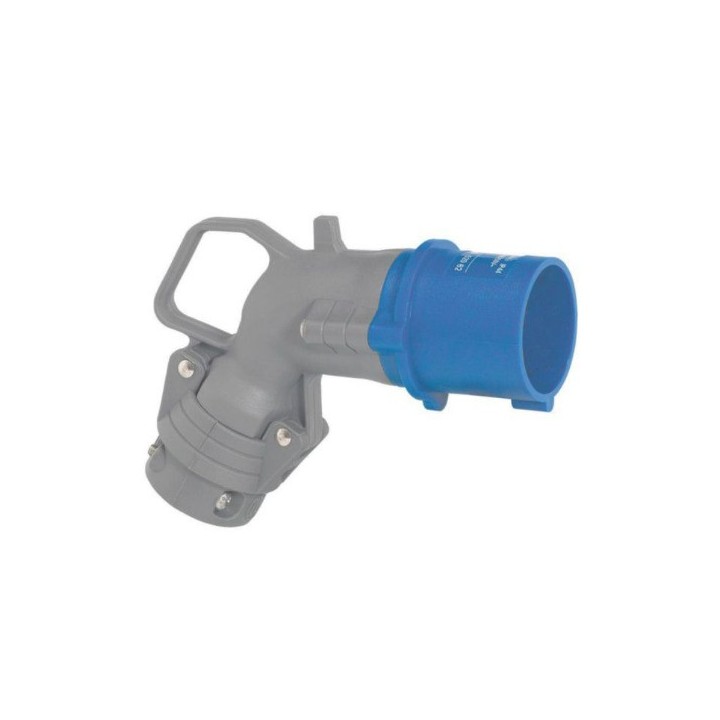 Legrand - Fiche mobile coudée Hypra IP44 - 32A - 200V~ à 250V~ - 2P+T - plastique - Réf : 052762