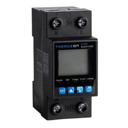 Thorgeon - Compteur d'énergie Wifi monophasé - 63A - 1P- DIN - IP20 - Réf : 01010