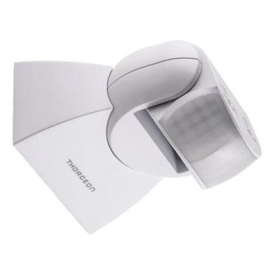 Thorgeon - Détecteur de mouvement infrarouge - 12m - 1200W - IP65 - Blanc - Réf : 02005