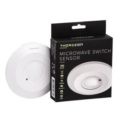 Thorgeon - Détecteur de mouvement 360° à haute fréquence - Blanc - Réf : 02001