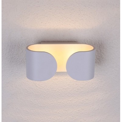 Miidex Lighting - Applique Murale LED Blanc - 6.5W - 3000K - Réf : 7040