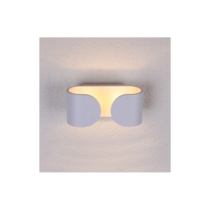 Miidex Lighting - Applique Murale LED Blanc - 6.5W - 3000K - Réf : 7040