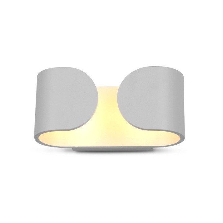 Miidex Lighting - Applique Murale LED Blanc - 6.5W - 3000K - Réf : 7040