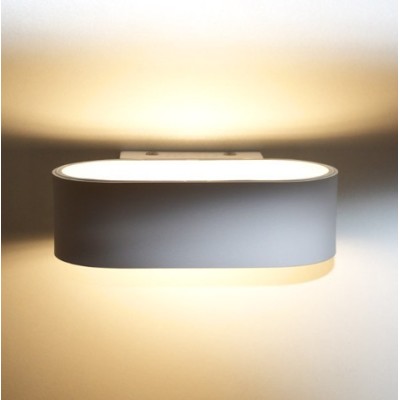 Miidex Lighting - Applique Murale LED Blanc - 6W - 3000K - Réf : 7037