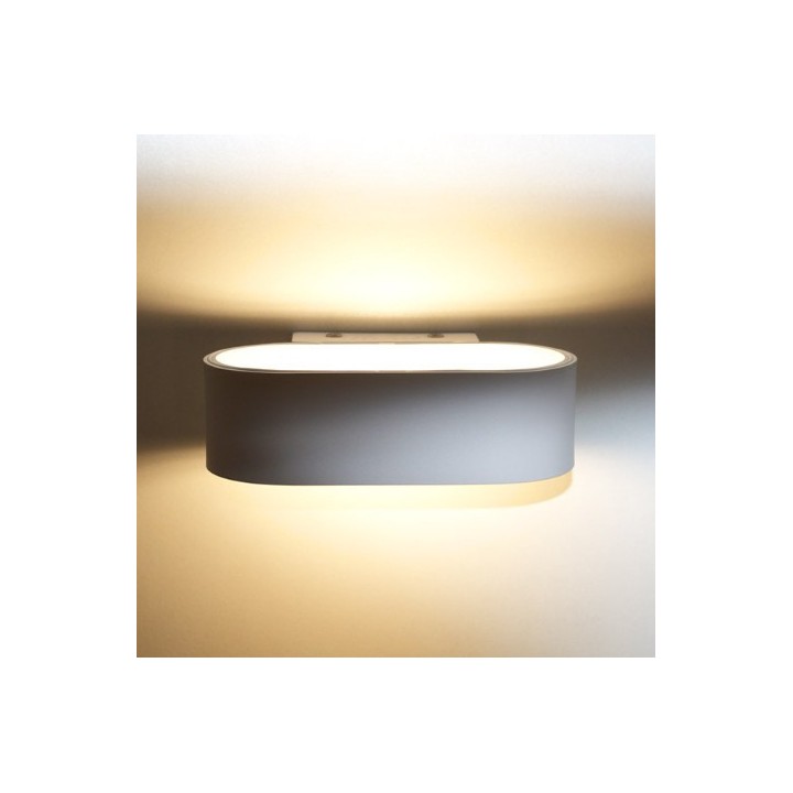 Miidex Lighting - Applique Murale LED Blanc - 6W - 3000K - Réf : 7037