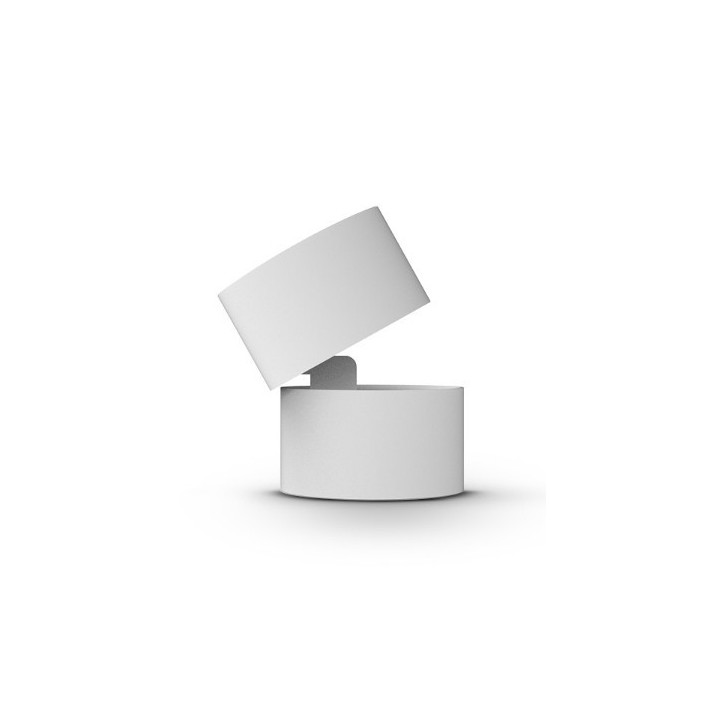 Miidex Lighting - Applique Décorative CCT 12W Blanc/Doré - Inclinable/orientable - Réf : 100488
