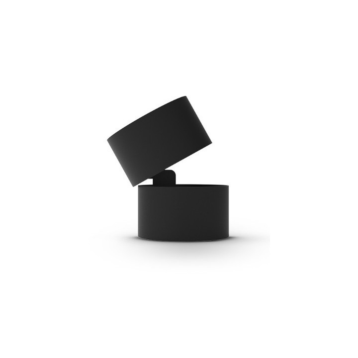 Miidex Lighting - Applique Décorative CCT 6W Noir/Doré - Inclinable/orientable - Réf : 100487