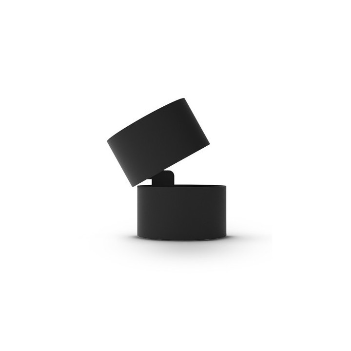 Miidex Lighting - Applique Décorative CCT 12W Noir- Inclinable/orientable - Réf : 100624