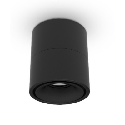 Miidex Lighting - Applique Décorative CCT 12W Noir- Inclinable/orientable - Réf : 100624