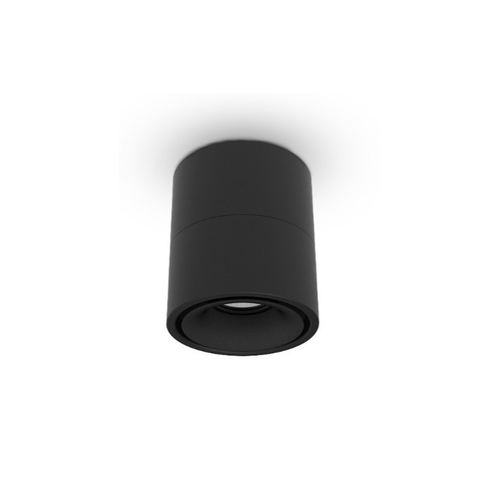 Miidex Lighting - Applique Décorative CCT 12W Noir- Inclinable/orientable - Réf : 100624