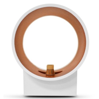 Miidex Lighting - Applique Murale G9 X1 Blanc/Doré Cylindrique - Réf : 70039