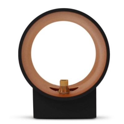 Miidex Lighting - Applique Murale G9 X1 Noir/Doré Cylindrique - Réf : 700390