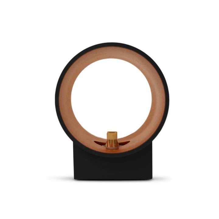 Miidex Lighting - Applique Murale G9 X1 Noir/Doré Cylindrique - Réf : 700390