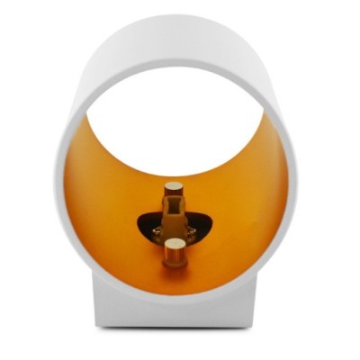 Miidex Lighting - Applique Murale G9 X1 Blanc/Doré Oblique - Réf : 700410