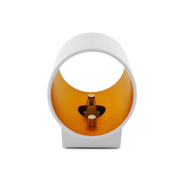 Miidex Lighting - Applique Murale G9 X1 Blanc/Doré Oblique - Réf : 700410