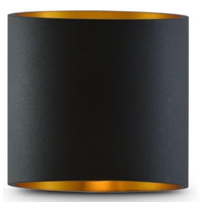 Miidex Lighting - Applique Murale G9 X1 Noir/Doré Oblique - Réf : 70041