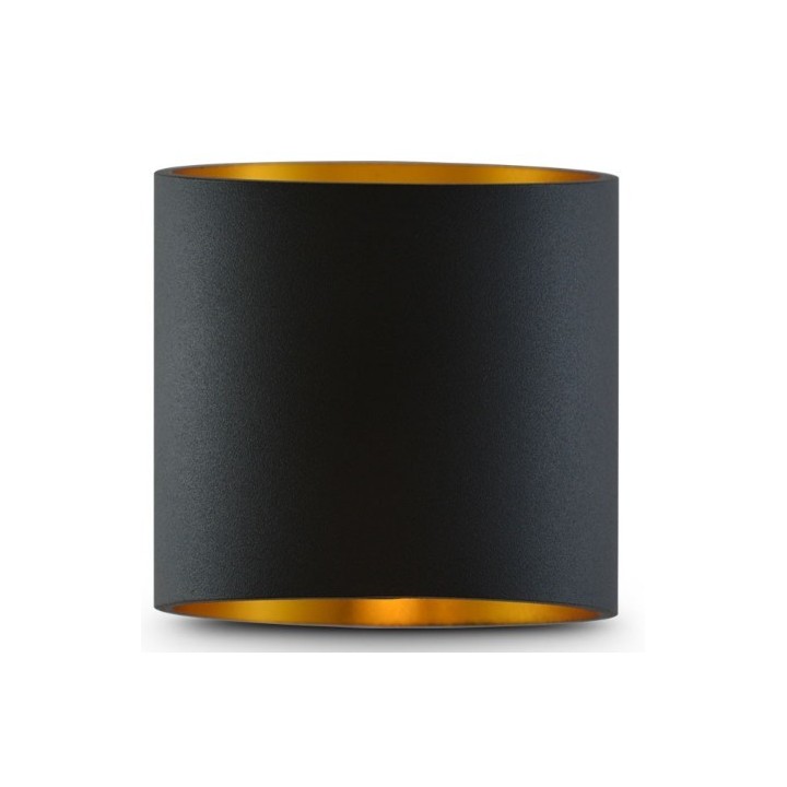 Miidex Lighting - Applique Murale G9 X1 Noir/Doré Oblique - Réf : 70041