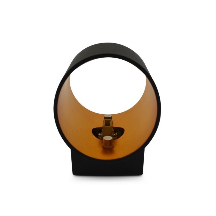 Miidex Lighting - Applique Murale G9 X1 Noir/Doré Oblique - Réf : 70041