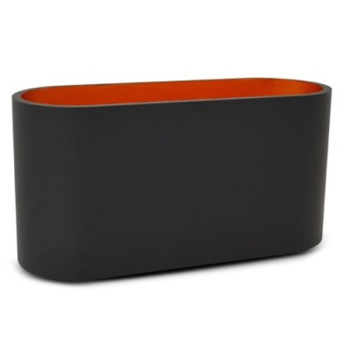 Miidex Lighting - Applique Murale G9 X1 Noir/Doré Ovale- Réf : 700400