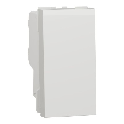 Schneider Unica - Interrupteur bipolaire - 16A - 1 mod - Blanc - méca seul - Réf : NU316218