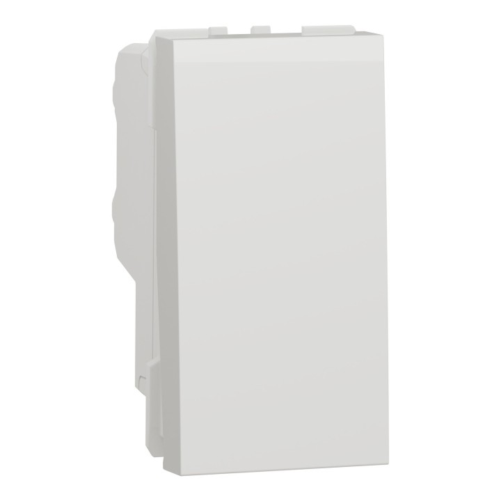 Schneider Unica - Interrupteur bipolaire - 16A - 1 mod - Blanc - méca seul - Réf : NU316218