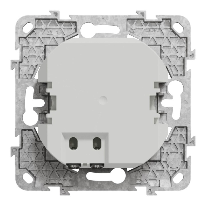Schneider Unica - Unica - prise chargeur USB - C 45W + A 7,5W - blanc - méca support fix - Réf : NU501318