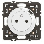 Legrand Céliane - Prise Surface avec chargeur Type C intégré - Livrée avec support et enjoliveur Blanc - Réf : CB0140