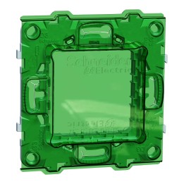 Schneider Unica - support de fixation 2 modules avec protection de chantier - zamac - Réf : NU7002C