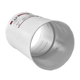 S&P - Manchon PVC rigide - ø90 mm - Connexion mâle-mâle - Gamme pluggit circulaire - Réf : 865054
