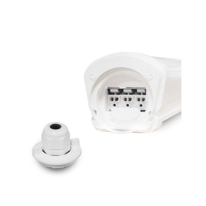 Miidex Lighting - Étanche LED Intégrées CCT 50W 1515 x 66 x 63 mm Traversant Garantie 5 ans - Réf : 101081