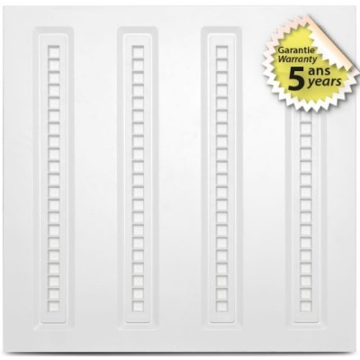 Miidex Lighting - Plafonnier LED Blanc PMMA 595 x 595 30W 4000K Garantie 5 ans  - Réf : 100748