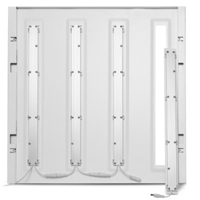 Miidex Lighting - Plafonnier LED Blanc PMMA 595 x 595 30W 4000K Garantie 5 ans  - Réf : 100748