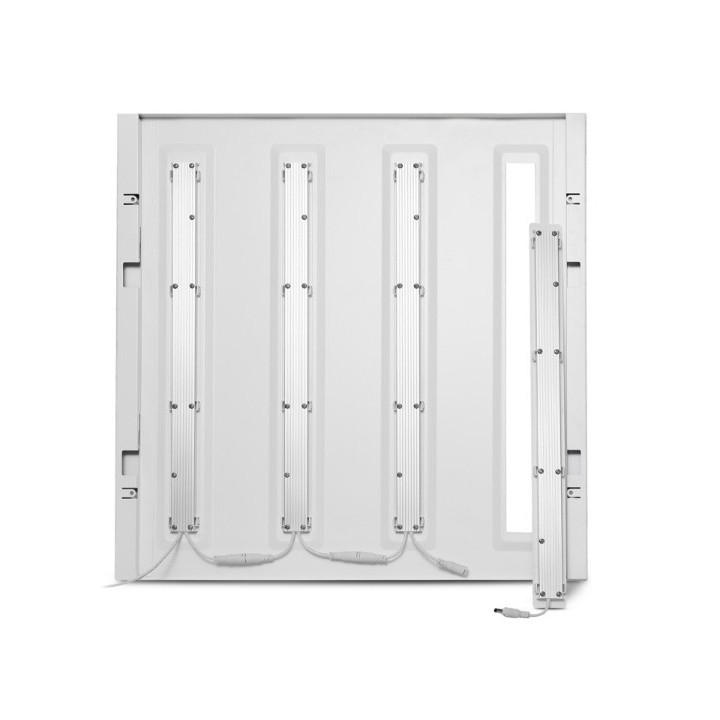 Miidex Lighting - Plafonnier LED Blanc PMMA 595 x 595 30W 4000K Garantie 5 ans  - Réf : 100748