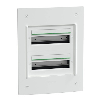 Schneider - PrismaSeT XS - Coffret encastré 2 rangées 13 modules - sans porte - Réf : LVSXS213