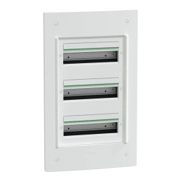 Schneider - PrismaSeT XS - Coffret encastré 3 rangées 13 modules - sans porte - Réf : LVSXS313