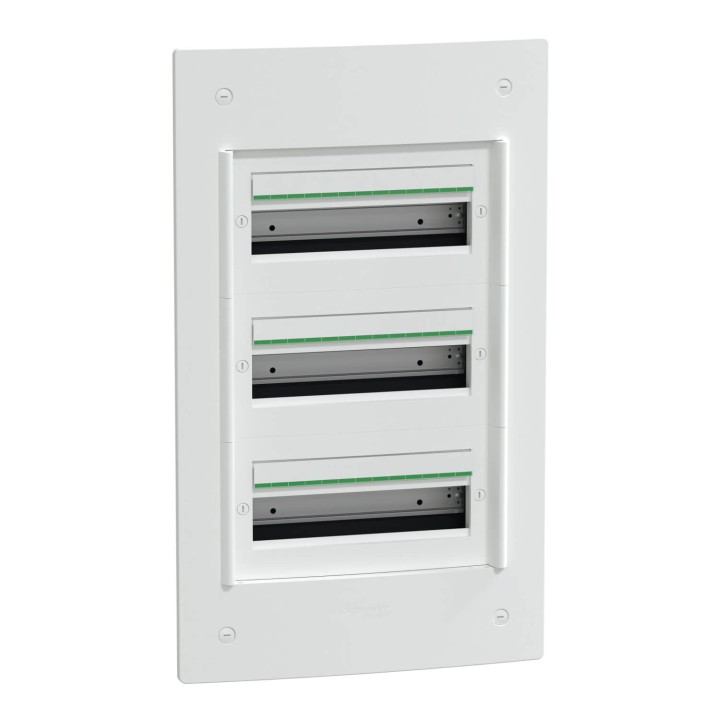 Schneider - PrismaSeT XS - Coffret encastré 3 rangées 13 modules - sans porte - Réf : LVSXS313