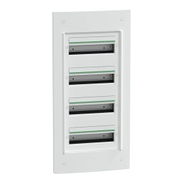 Schneider - PrismaSeT XS - Coffret encastré 4 rangées 13 modules - sans porte - Réf : LVSXS413