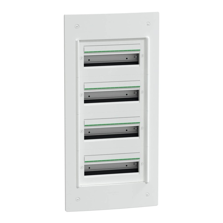 Schneider - PrismaSeT XS - Coffret encastré 4 rangées 13 modules - sans porte - Réf : LVSXS413