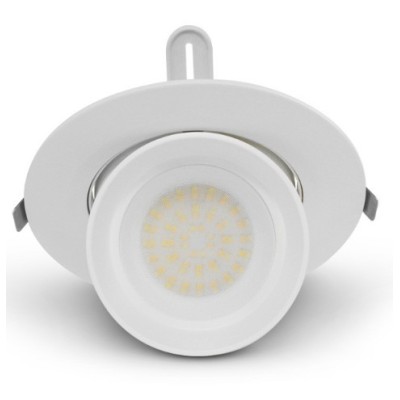 Miidex Lighting - Spot LED Escargot Rond Inclinable et Orientable 38W - CCT - Garantie 5 ans - Réf : 767440