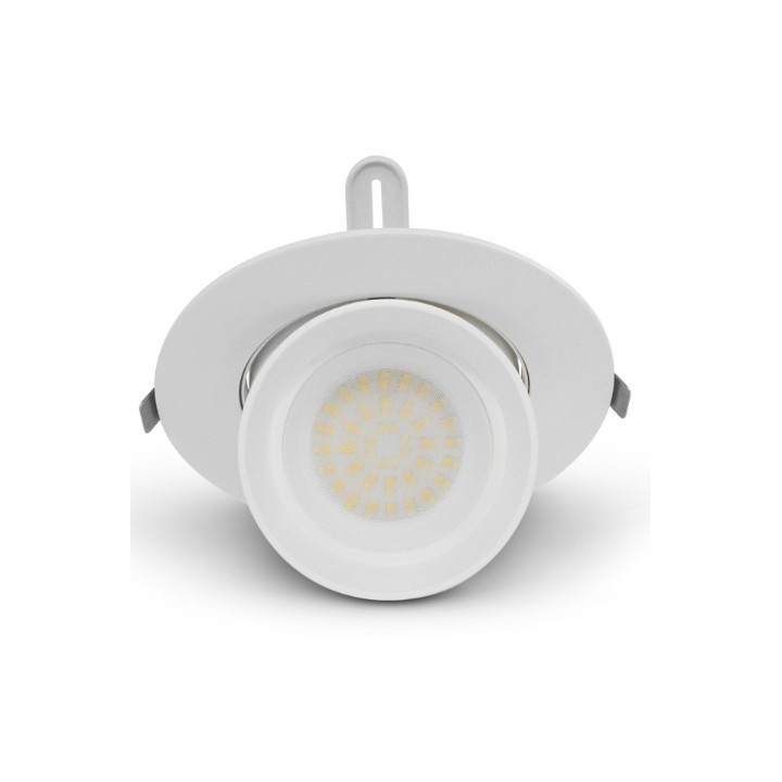 Miidex Lighting - Spot LED Escargot Rond Inclinable et Orientable 38W - CCT - Garantie 5 ans - Réf : 767440