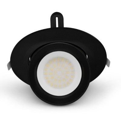 Miidex Lighting - Spot LED Escargot Rond Inclinable et Orientable 38W - CCT - Garantie 5 ans - Réf : 767441