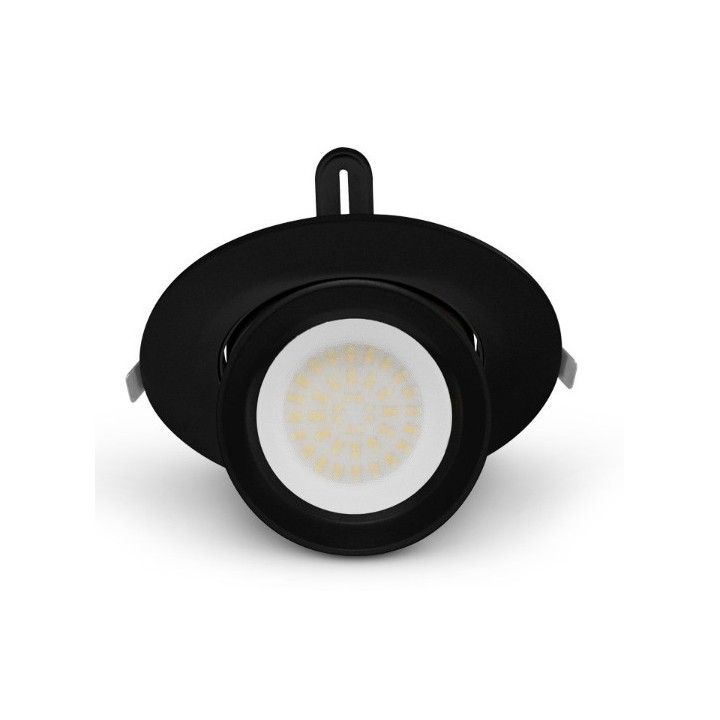 Miidex Lighting - Spot LED Escargot Rond Inclinable et Orientable 38W - CCT - Garantie 5 ans - Réf : 767441
