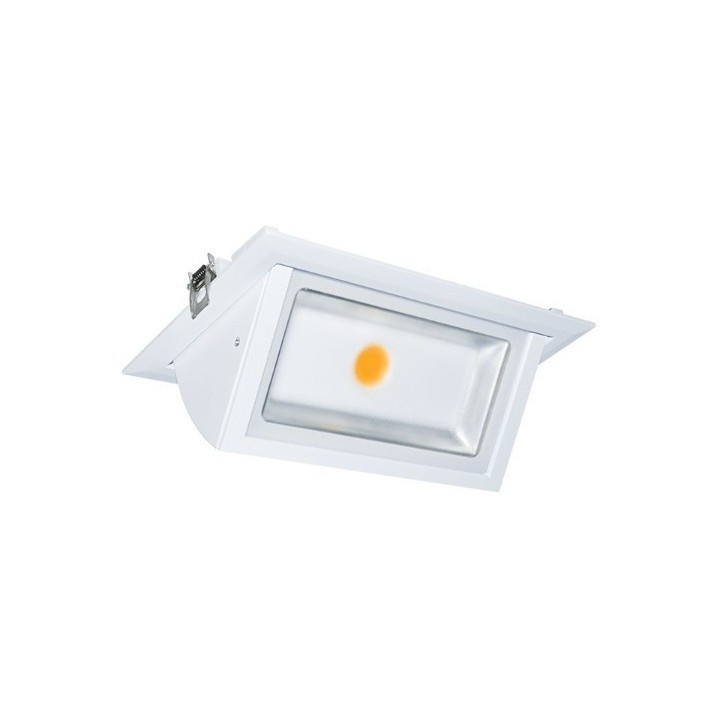 Miidex Lighting - Spot LED Rectangulaire Orientable 30W 3000K - Réf : 76900