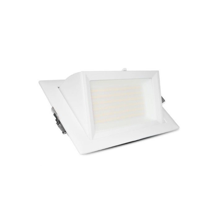 Miidex Lighting - Spot LED Rectangulaire Inclinable avec Alimentation Electronique 32/38W CCT Garantie 5 ans - Réf : 76913