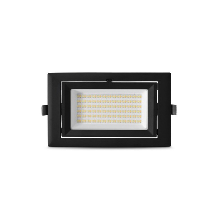 Miidex Lighting - Spot LED Rectangulaire Inclinable avec Alimentation Electronique 32/38W CCT Garantie 5 ans - Réf : 100346