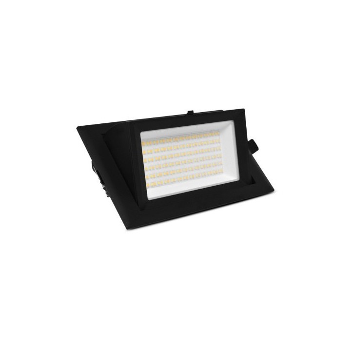 Miidex Lighting - Spot LED Rectangulaire Inclinable avec Alimentation Electronique 32/38W CCT Garantie 5 ans - Réf : 100346