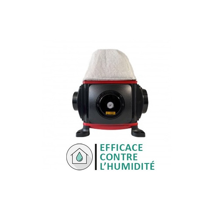 S&P- Ventilation centralisée par insufflation Pulsive Ventil Roof 1S - 9W - 28dB(A) - 250m² - Réf : 600498