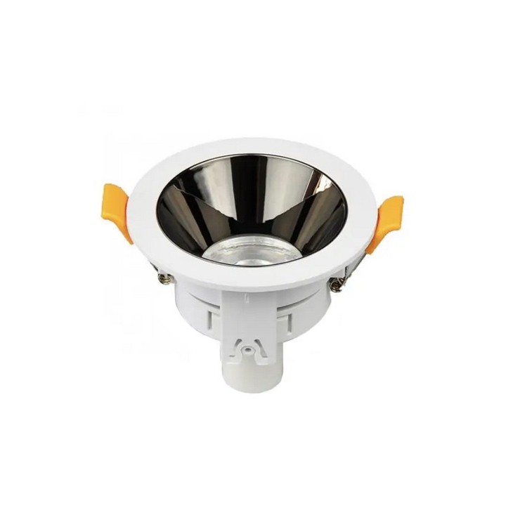 Krisane - Support spot orientable - IP20- noir-blanc - avec douille GU10 - Réf : KRI20001-P