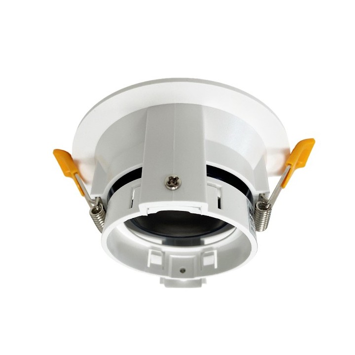 Krisane - Support spot orientable - IP20- noir-blanc - avec douille GU10 - Réf : KRI20001-P